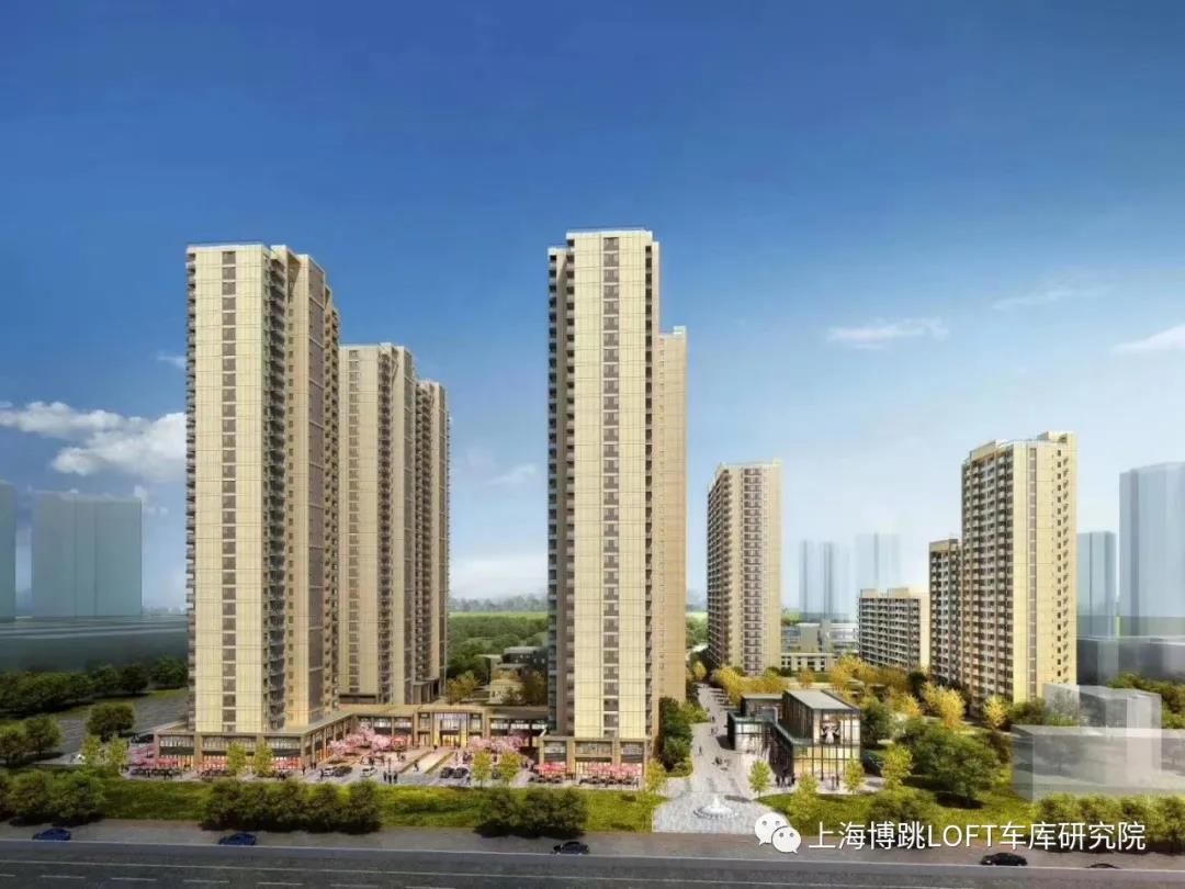 铁岭采用了LOFT车库武汉当代集团春风十里项目现已结构封顶！